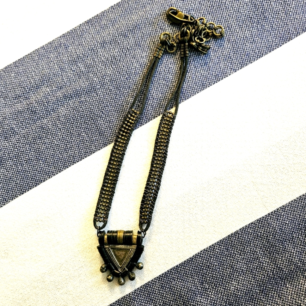 Bohemian Beaded Necklace Handmade In Toronto By Lisa Brooks